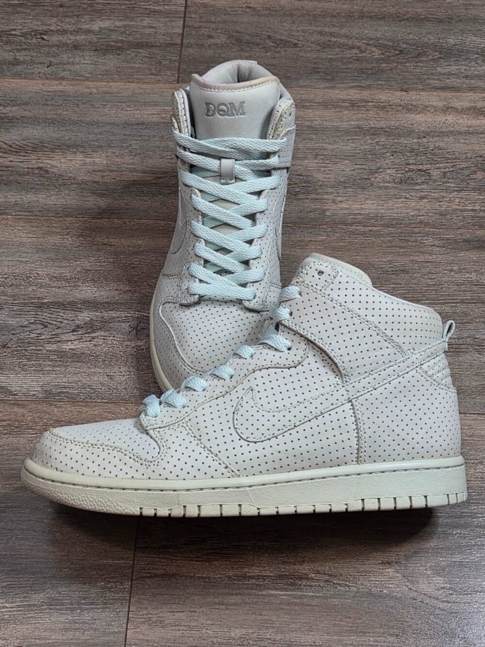 Nike Dunk High Premium DQM Ice Green Men's 9 Dave's Quality Meat 323437-331